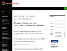 Tablet Screenshot of bases-empresas.com